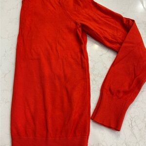 LOFT Fiery Red Knit Top